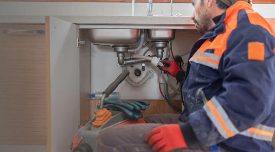 Professional slab leak plumber services in Allen, SD